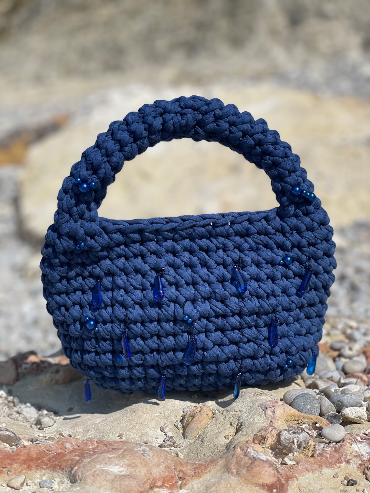 Ovalinha Pearls - Navy