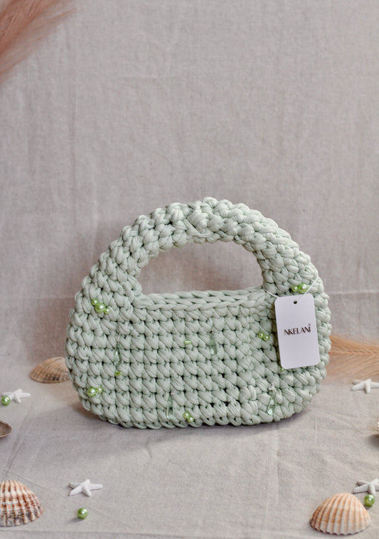 Ovalinha Pearls - Green Mint
