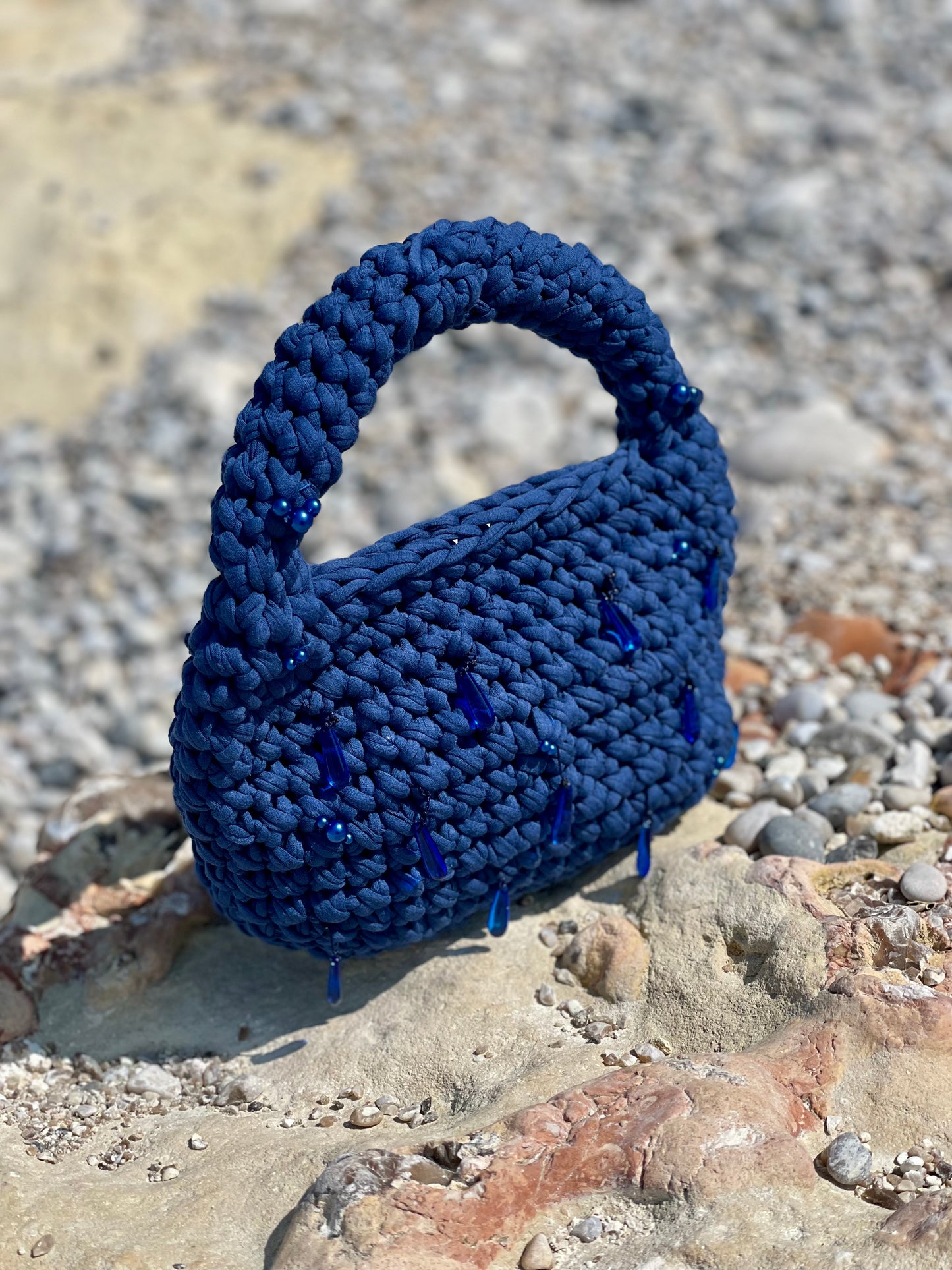 Ovalinha Pearls - Navy