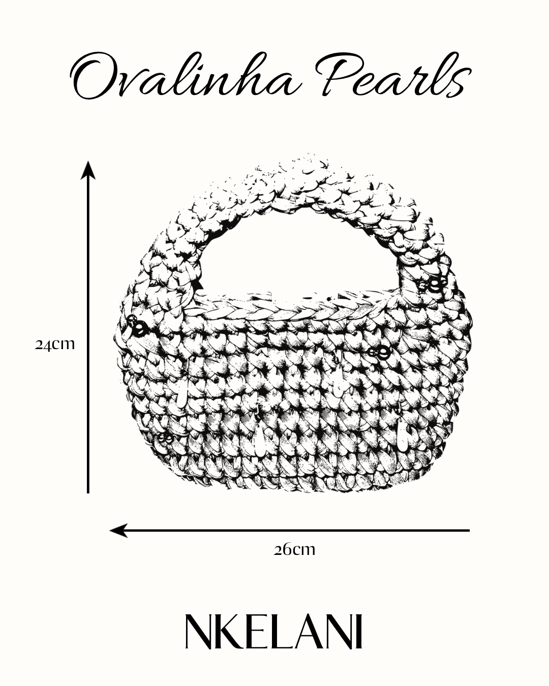 Ovalinha Pearls - White