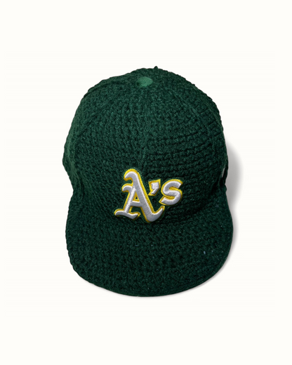 Crochet Fitted Cap - Vert