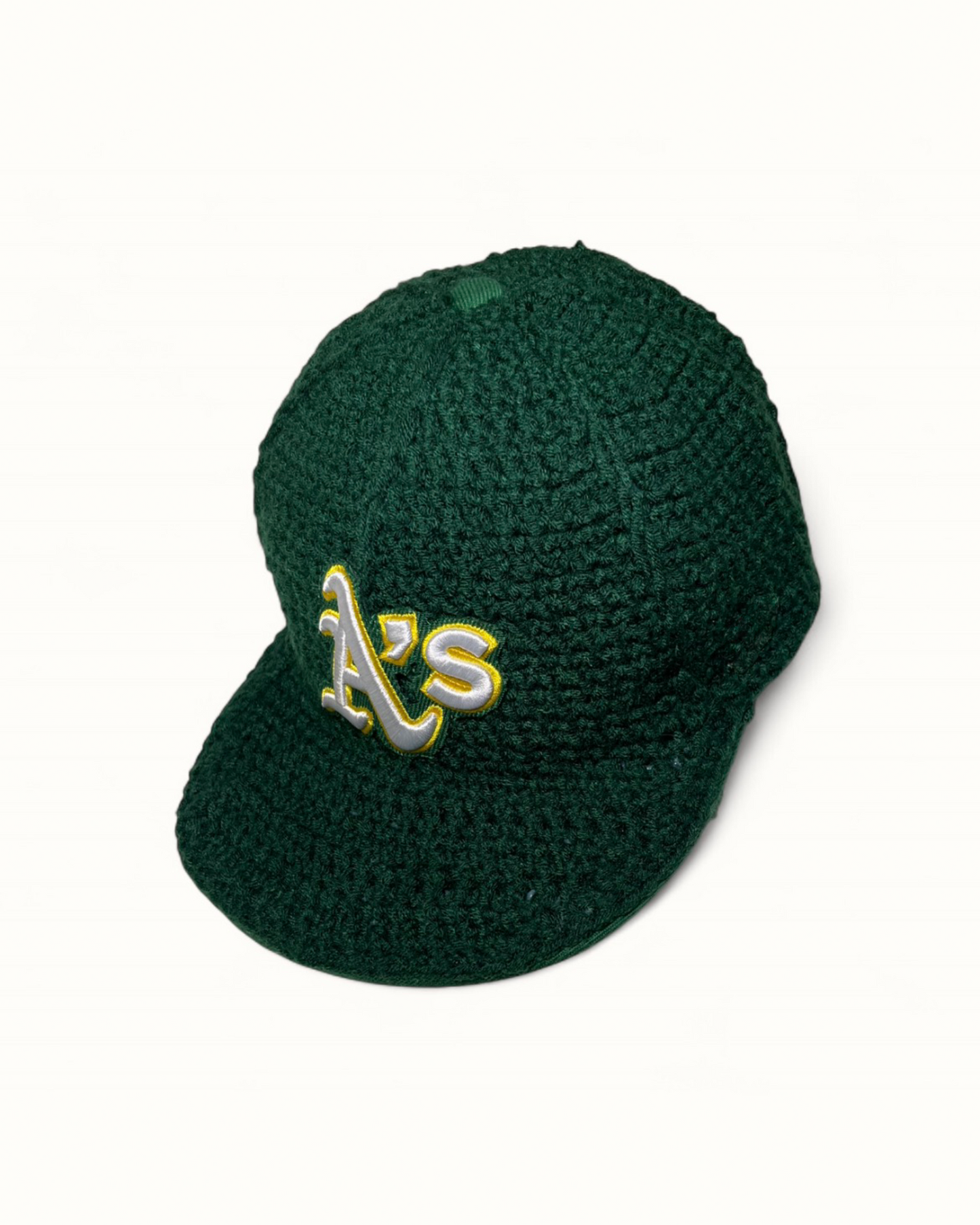 Crochet Fitted Cap - Vert