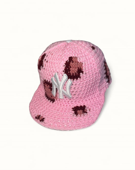 Pink leopard print Fitted